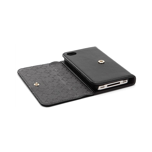 SGP Leather Case Ava Karen iPhone 4 / 4S Black 2