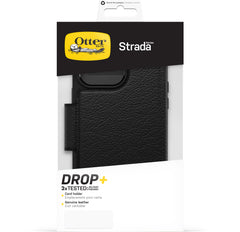 Otterbox Strada Leather Wallet iPhone 14 Pro Max 6.7 inch Shadow Black