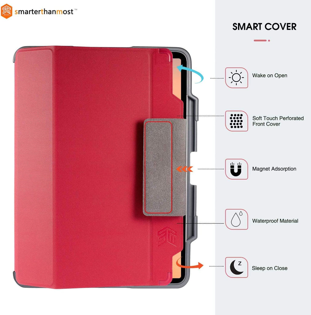 STM Dux Plus Rugged Case For iPad Pro 12.9 3rd Gen 2018 -  Red
