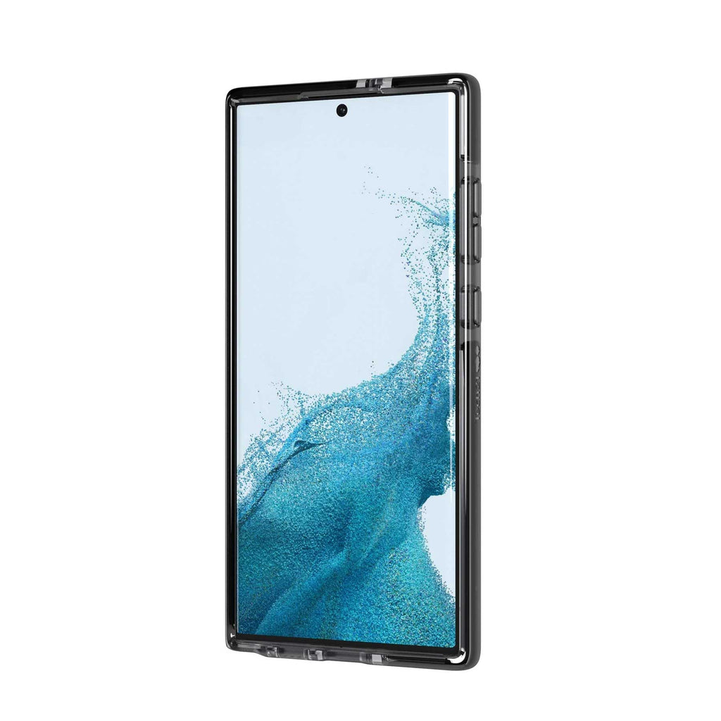 Tech21 Evo Check 4.9m Drop Protective Case Samsung S22 Ultra 6.8 inch - Smokey Black