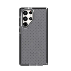 Tech21 Evo Check 4.9m Drop Protective Case Samsung S22 Ultra 6.8 inch - Smokey Black