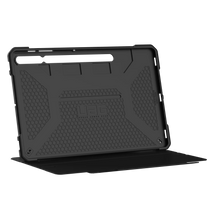 Load image into Gallery viewer, UAG Metropolis SE Folio Rugged Case Galaxy Tab S8 Plus &amp; S7 Plus 12.4 inch - Black