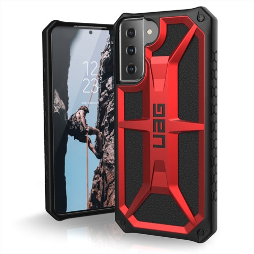 UAG Monarch Rugged Case Samsung S21 5G 6.2 inch - Crimson Red 6