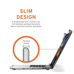 UAG Plyo Tough & Rugged Protective Case for Macbook Pro 13 inch 2020 - Clear Ice 3