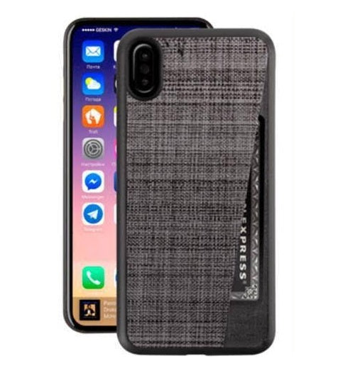 Uniq Slate ID Monde Wallet Case for iPhone X / Xs - Jet