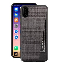 Load image into Gallery viewer, Uniq Slate ID Monde Wallet Case for iPhone X / Xs - Jet