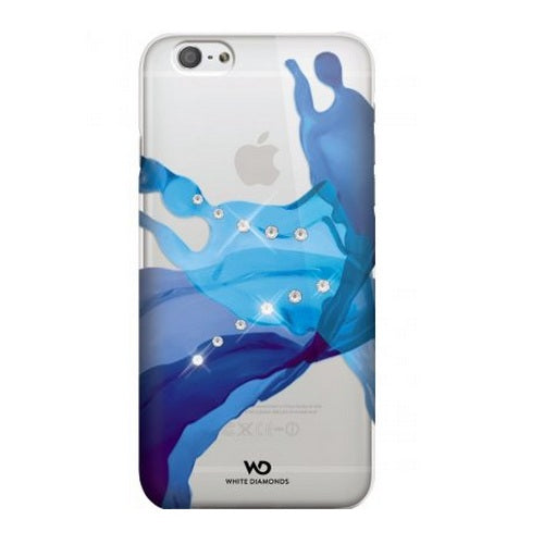 White Diamonds Liquids iPhone 6 Case With Swarovski Diamond - Blue