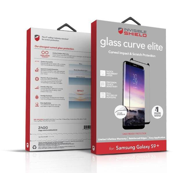 Zagg InvisibleShield Glass Curve for Samsung Galaxy S9 Plus 8