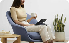 Zugu Rugged Folio Case iPad Mini 6/7 /A17 Pro Gen with Magnetic Stand - Black