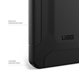 UAG Scout Tough & Rugged Case Samsung Galaxy A35 5G - Black