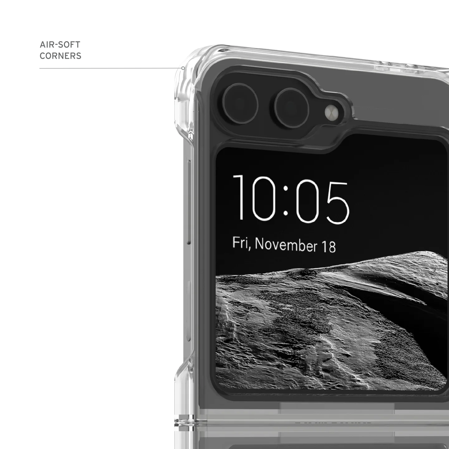 UAG Plyo Pro Case for Samsung Galaxy Z Flip 6 / Flip 7 FE) - Ice/Silver