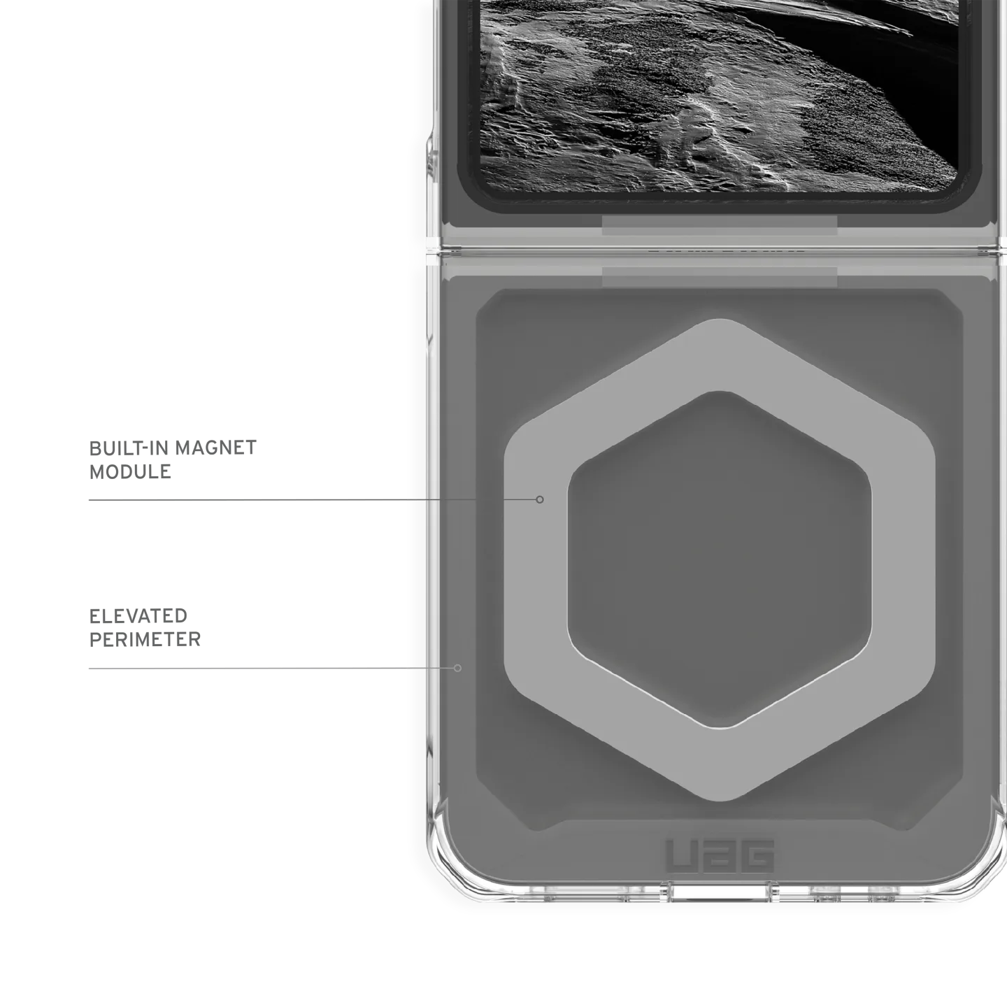 UAG Plyo Pro Case for Samsung Galaxy Z Flip 6 / Flip 7 FE) - Ice/Silver