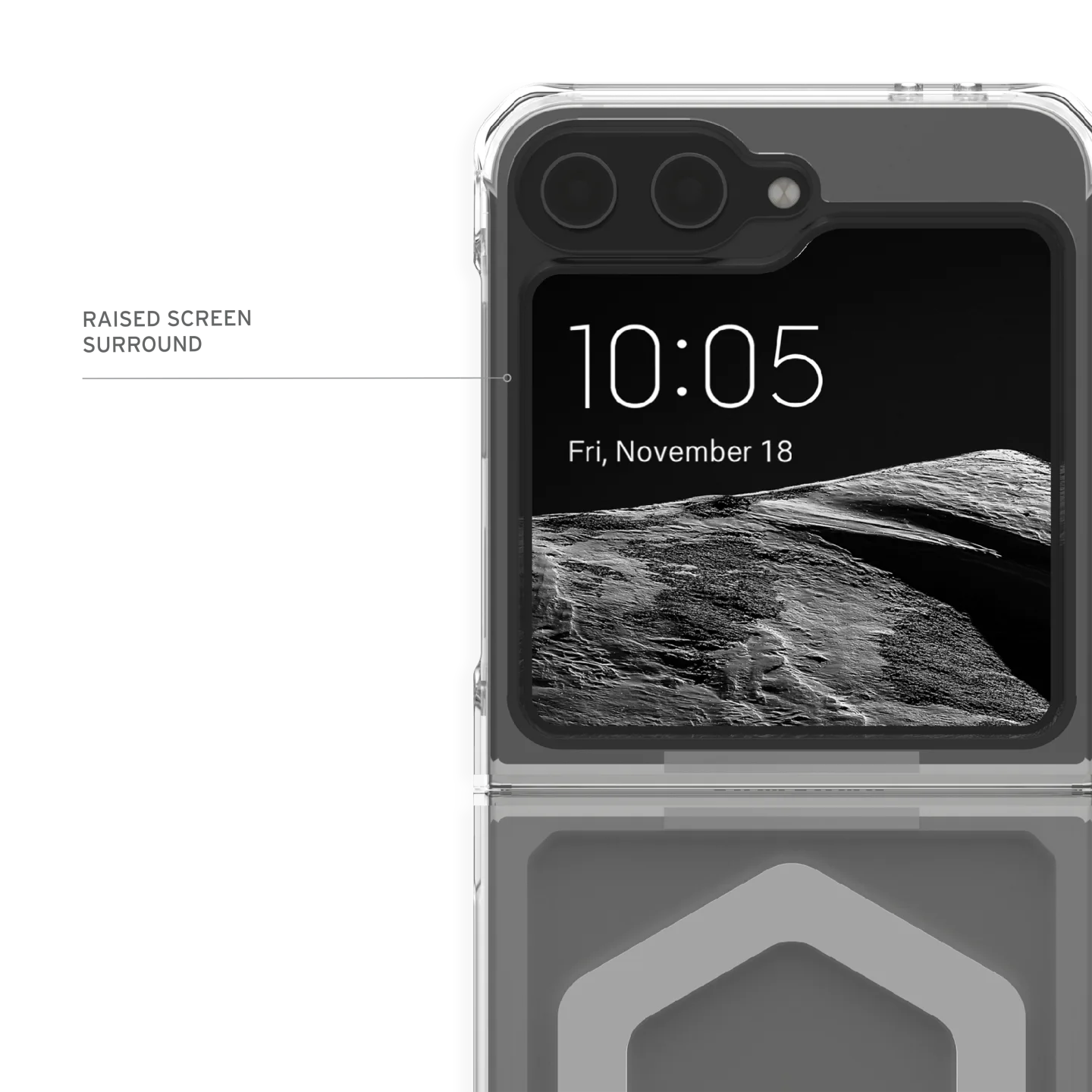 UAG Plyo Pro Case for Samsung Galaxy Z Flip 6 / Flip 7 FE) - Ice/Silver