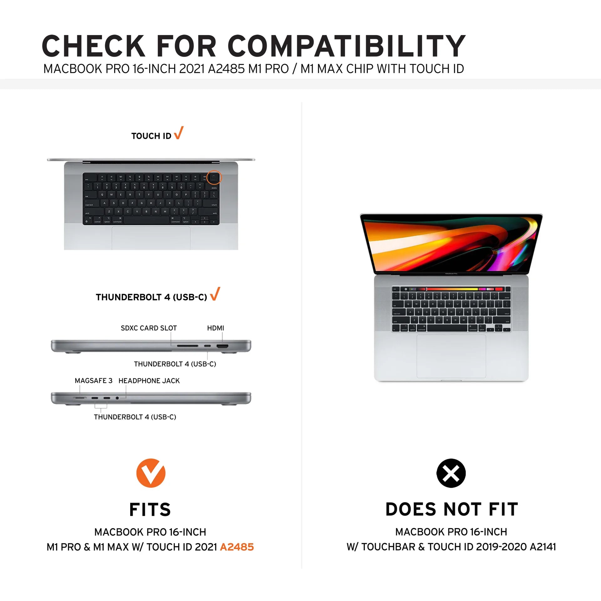 UAG DOT Case Macbook Pro 16 inch M1 / M2 / M3 / M4 - Ice