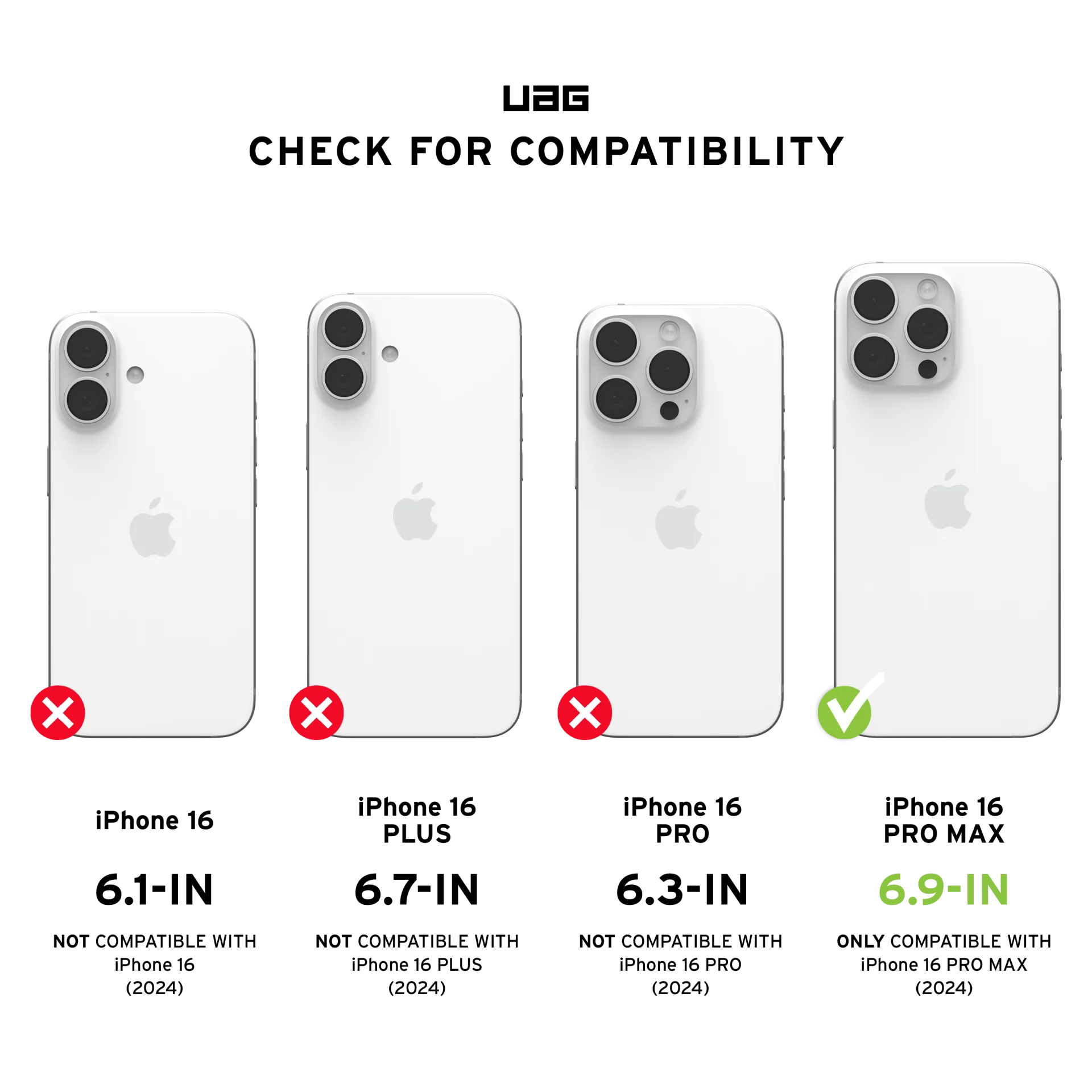 UAG Pathfinder Case & MagSafe iPhone 16 Pro Max 6.9 - Black