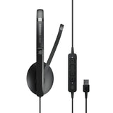EPOS Sennheiser ADAPT 160 ANC USB On-Ear Double-Sided USB Headset - Black