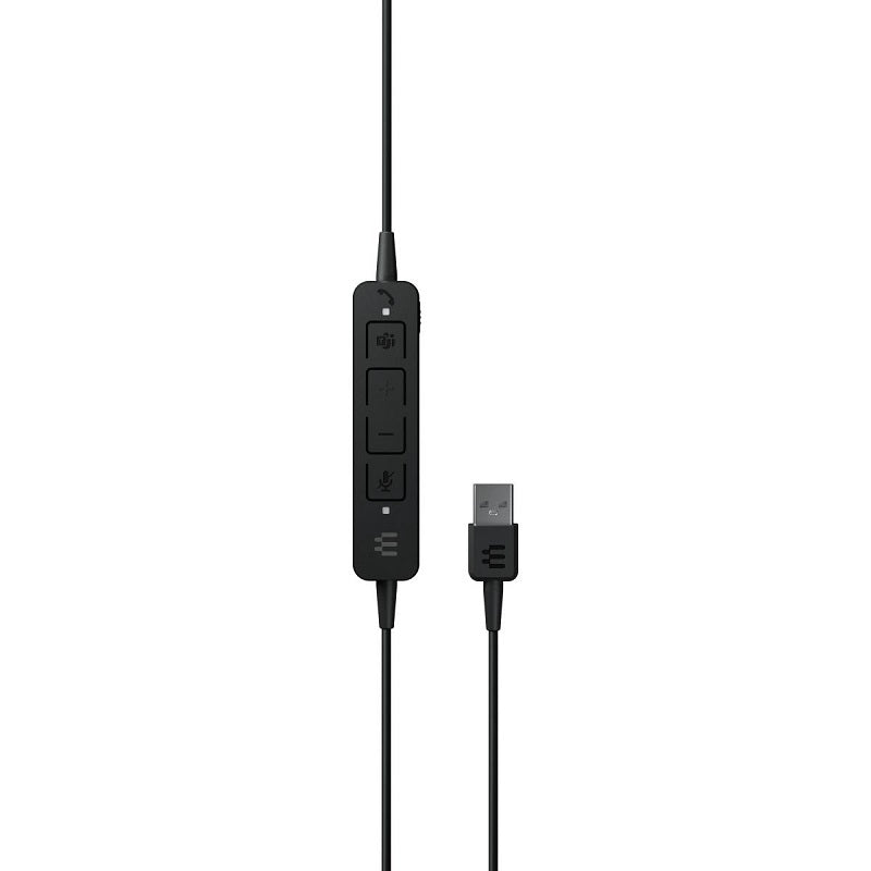 EPOS Sennheiser ADAPT 160T ANC USB On-Ear Double-Sided USB Headset - Black
