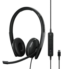 EPOS Sennheiser ADAPT 160 ANC USB-C On-Ear Double-Sided USB-C Headset - Black