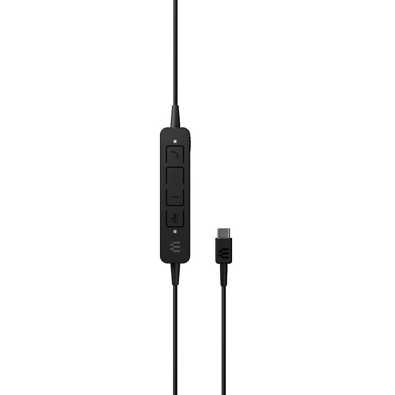 EPOS Sennheiser ADAPT 160 ANC USB-C On-Ear Double-Sided USB-C Headset - Black
