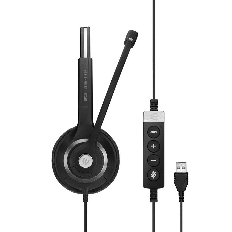 EPOS Sennheiser IMPACT SC 260 USB MS II Wired / Double-Sided USB Headset - Black