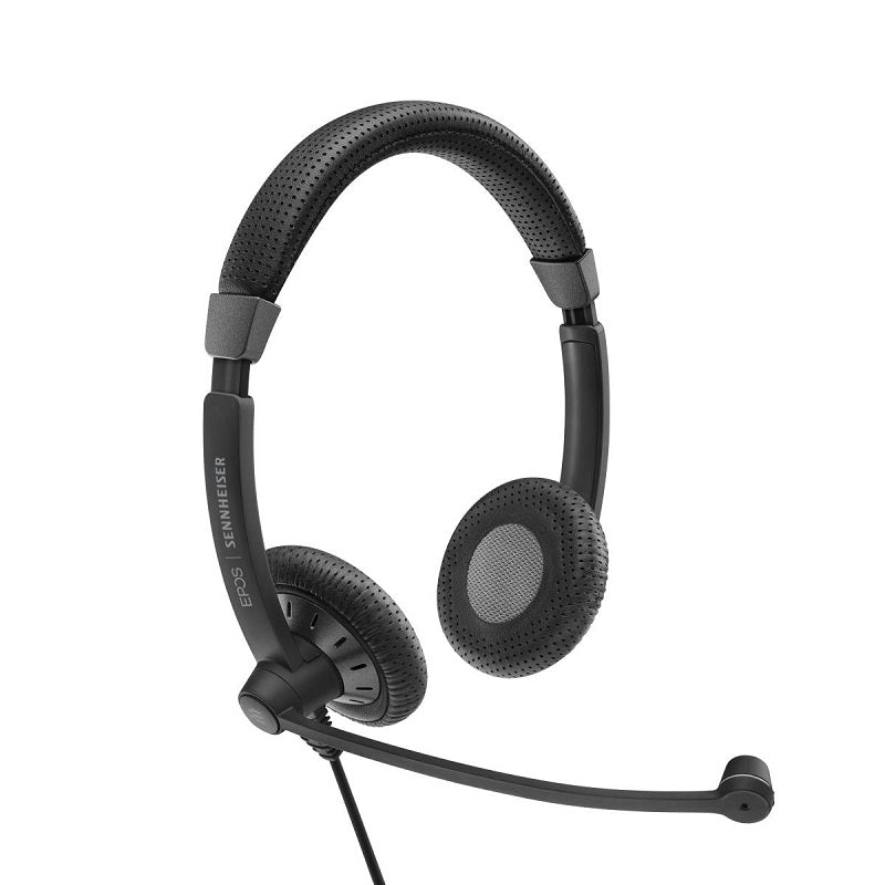 EPOS Sennheiser IMPACT SC 75 USB MS Wired/Double-Sided Headset w/ 3.5mm Jack Black