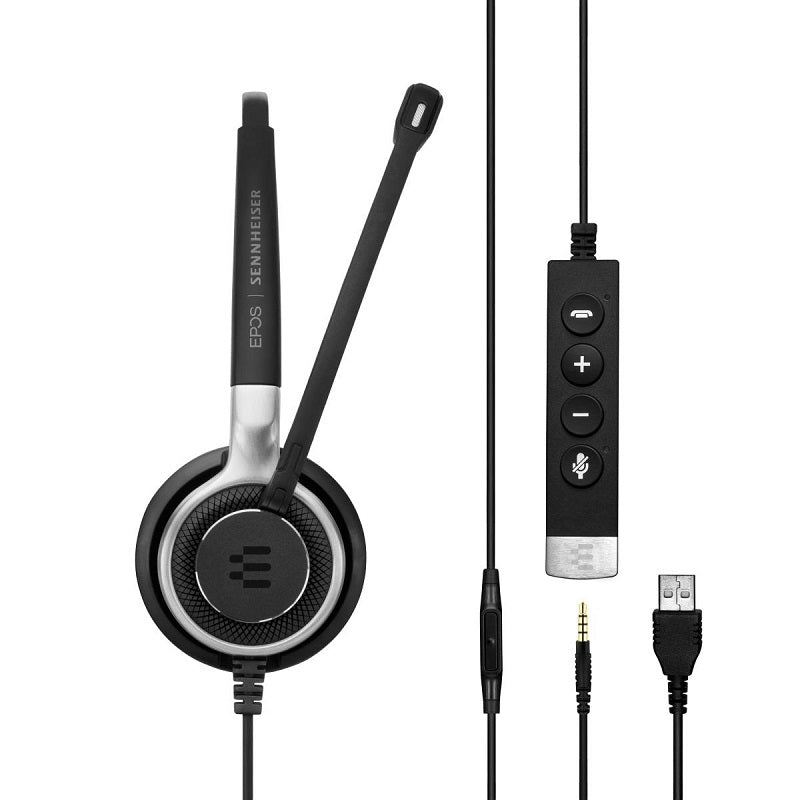 EPOS Sennheiser IMPACT SC 665 USB Premium / Wired / Double-Sided Headset - Black