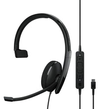 Load image into Gallery viewer, EPOS Sennheiser ADAPT 130T USB-C II Wired On-Ear Single-Sided Headset - Black