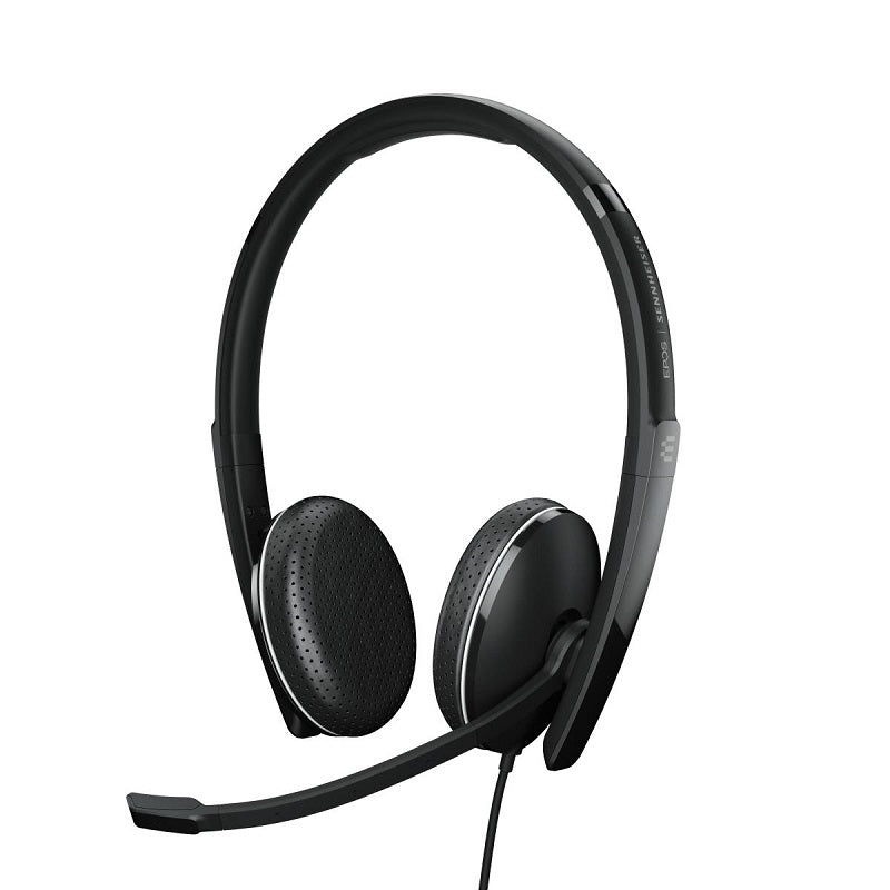EPOS Sennheiser ADAPT 165 II Wired Double-Sided headset w/ 3.5mm Jack - Black