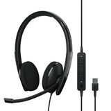 EPOS Sennheiser ADAPT 160 USB II On-ear Double-Sided USB Headset - Black