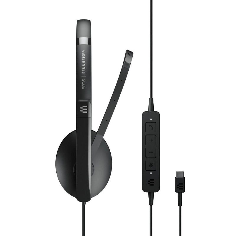 EPOS Sennheiser ADAPT 130 USB-C II On-Ear Single-Sided USB-C Headset - Black
