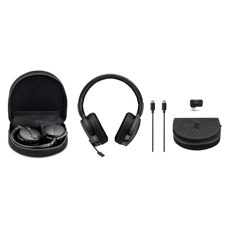 EPOS Sennheiser ADAPT 561 II On Ear Bluetooth®Headset w/ BTD 800 USB-C Dongle Black