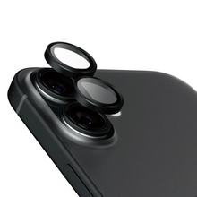 Load image into Gallery viewer, PanzerGlass Hoops Camera Lens Protector iPhone 16 &amp; 16 Plus - Black