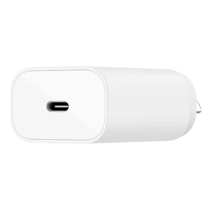 Belkin 25W USB-C Wall Charger w/ PPS USB-C-USB-C Cable - White