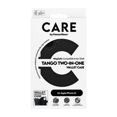 PanzerGlass Tango 2 in 1 Wallet Case for iPhone 16 Standard 6.1 - Black