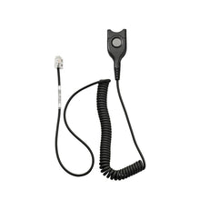 Load image into Gallery viewer, EPOS Sennheiser CSTD 08 Standard bottom cable, easy disconnect to RJ9 - Black