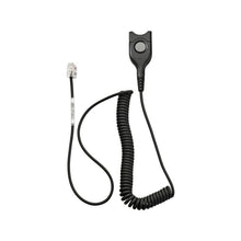 Load image into Gallery viewer, EPOS Sennheiser CSTD 24 Standard Bottom Cable Easy Disconnect to RJ9 - Black
