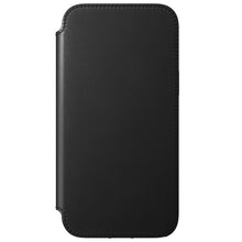 Load image into Gallery viewer, Nomad Rugged Leather Folio Case w/ Magsafe For iPhone 12 Pro Max - Black - Mac Addict