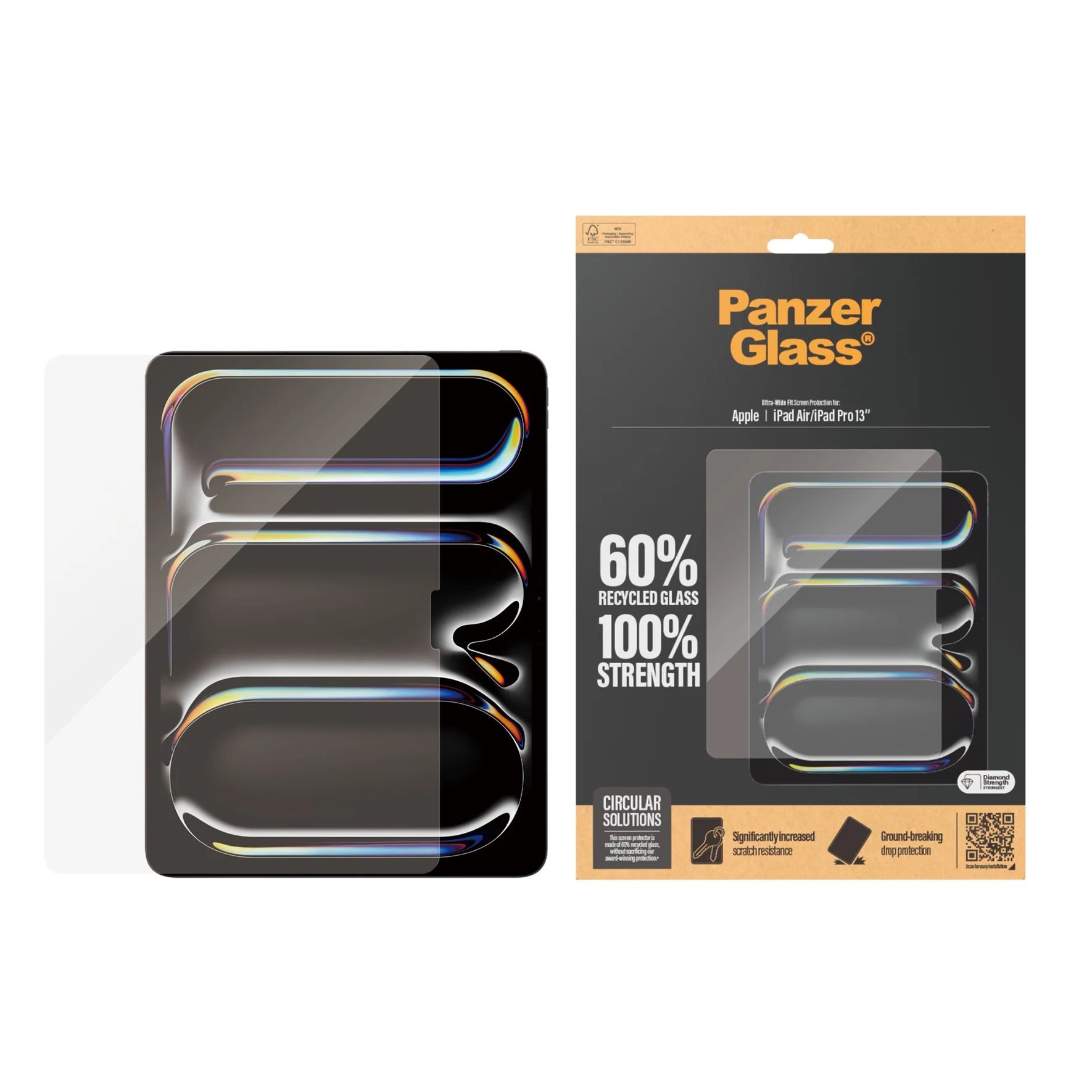 PanzerGlass Ultra Wide Screen Protector iPad Air 13 / Pro 13 M4 / Pro 12.9 5th & 6th Gen