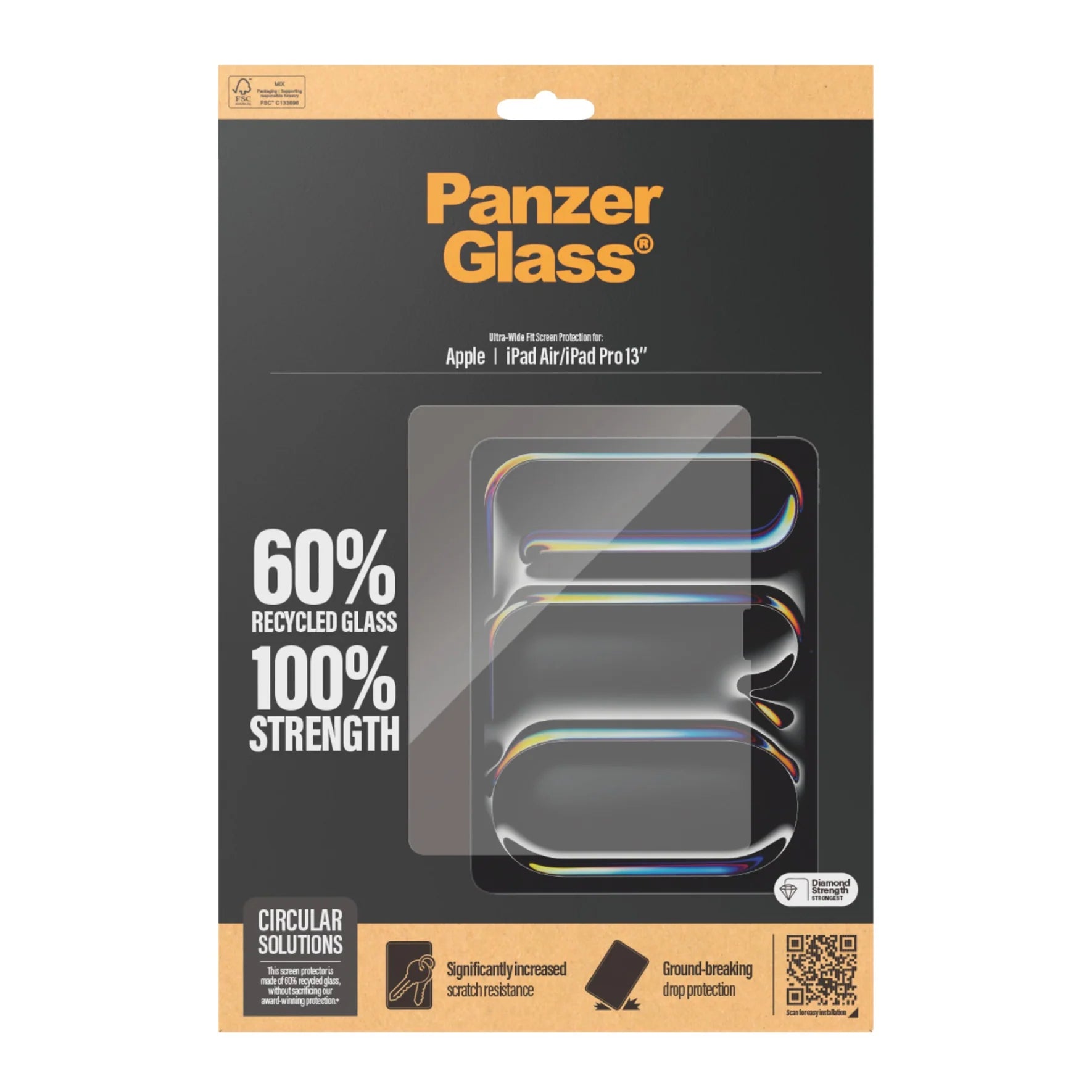PanzerGlass Ultra Wide Screen Protector iPad Air 13 / Pro 13 M4 / Pro 12.9 5th & 6th Gen
