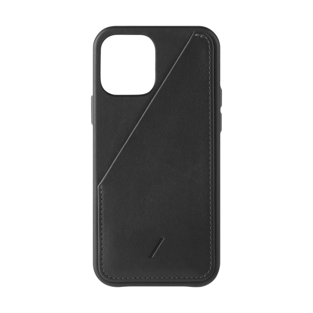 Native Union Clic Card Leather Case For iPhone 12 / 12 Pro - Black - Mac Addict