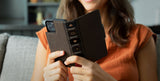 Twelve South BookBook Leather Wallet MagSafe Case For iPhone 13 Pro - Brown - Mac Addict