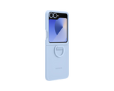 Samsung Silicone Case for Samsung Galaxy Z Flip 6 / Flip 7 FE with Ring - Blue