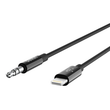 Load image into Gallery viewer, Belkin Lightning to 3.5mm Audio Cable for iPhone - Black