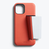 Bellroy 3-Card Genuine Leather Wallet Case For iPhone iPhone 12 Pro Max - CORAL