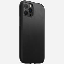 Load image into Gallery viewer, Nomad Rugged Case w/ Horween Leather For iPhone 12 Pro Max - BLACK - Mac Addict