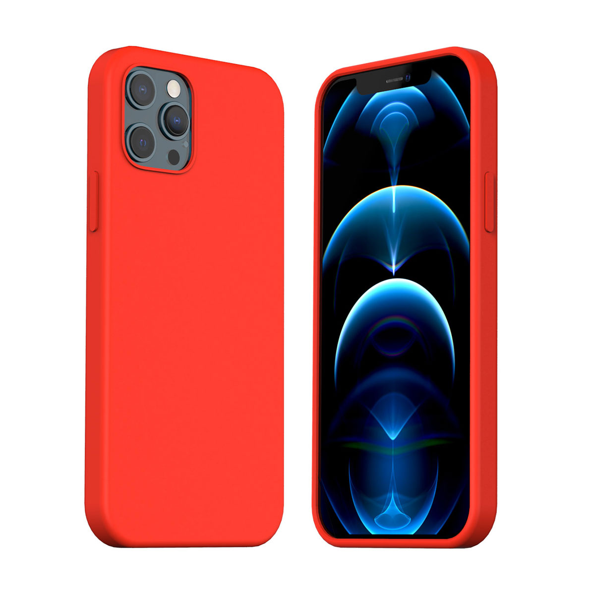 Araree Typo-Skin Silicone Case iPhone 11 Red - BONUS Screen Protector!