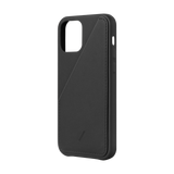 Native Union Clic Card Leather Case For iPhone 12 / 12 Pro - Black - Mac Addict