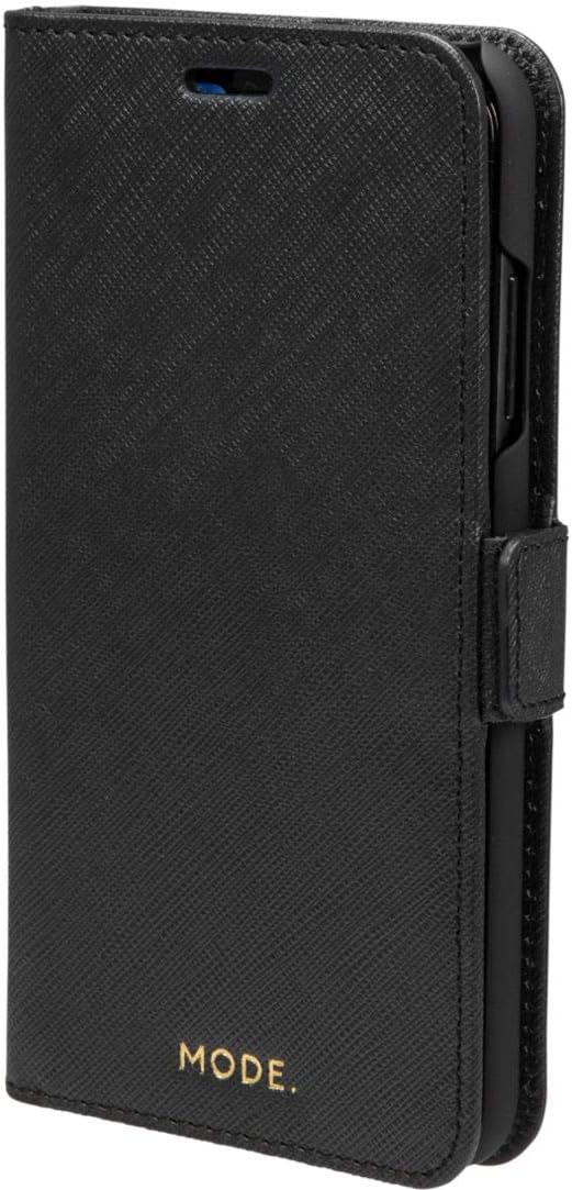 Dbramante1928 Milano Saffiano Leather Wallet Case iPhone Xs Max - Night Black