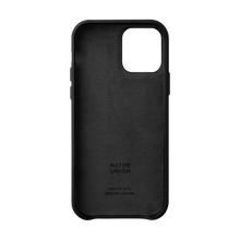 Load image into Gallery viewer, Native Union Clic Card Leather Case For iPhone 12 / 12 Pro - Black - Mac Addict