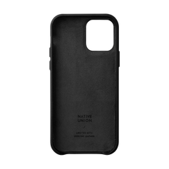 Native Union Clic Card Leather Case For iPhone 12 / 12 Pro - Black - Mac Addict